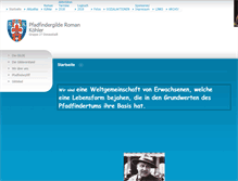 Tablet Screenshot of pfadfindergilde-romankoehler.at